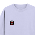 Oversized Standard T-Shirt | Unisex Relaxed Fit | 100% Super Combed Cotton DTG | Soft, Breathable & Durable | Adult | Grunge | Attitude | Everyday - left pocket - Lavender - mockup 3