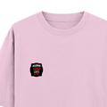 Oversized Standard T-Shirt | Unisex Relaxed Fit | 100% Super Combed Cotton DTG | Soft, Breathable & Durable | Adult | Grunge | Attitude | Everyday - left pocket - Light Baby Pink - mockup 3