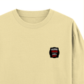 Oversized Standard T-Shirt | Unisex Relaxed Fit | 100% Super Combed Cotton DTG | Soft, Breathable & Durable | Adult | Grunge | Attitude | Everyday - right pocket - Beige - mockup 4
