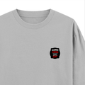 Oversized Standard T-Shirt | Unisex Relaxed Fit | 100% Super Combed Cotton DTG | Soft, Breathable & Durable | Adult | Grunge | Attitude | Everyday - right pocket - Grey Melange - mockup 4