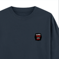 Oversized Standard T-Shirt | Unisex Relaxed Fit | 100% Super Combed Cotton DTG | Soft, Breathable & Durable | Adult | Grunge | Attitude | Everyday - right pocket - Navy Blue - mockup 4