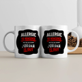 White Coffee Mug | 11 oz Unisex | Premium Ceramic Sublimation | Fade-Proof Glossy Finish | For Him & Her | Grunge | Attitude | Everyday Gifting - front - White - mockup 1