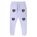 Joggers | Regular Fit Unisex | 260 GSM Fleece Embroidery | Derby Rib & Pockets | Grunge | Positivity | Motivation | Birthday | Uplifting | Uplifting - left pocket - Lavender - mockup 1