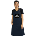Apron | Onesize Unisex Adult | Cotton DTG Printed | Pockets & Adjustable Straps | Grunge | Positivity | Motivation | Birthday | Uplifting | Uplifting - front - Navy Blue - mockup 1