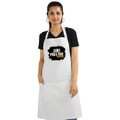 Apron | Onesize Unisex Adult | Cotton DTG Printed | Pockets & Adjustable Straps | Grunge | Positivity | Motivation | Birthday | Uplifting | Uplifting - front - White - mockup 1