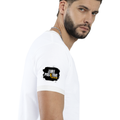 Ringer T-shirt | Unisex Regular Fit | 100% Cotton DTF/DTG | Contrast Rib Neck Bio Washed Pre-Shrunk | Adults | Grunge | Positivity | Motivation - right sleeve - White Black - mockup 6