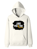 Pullover Hoodie | Unisex Regular Fit | Tri-Layer Cotton Blend | DTG Print Ready | Adults | Grunge | Positivity | Motivation | Birthday | Uplifting - front - Off White - mockup 1
