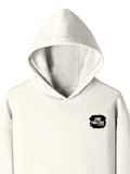 Pullover Hoodie | Unisex Regular Fit | Tri-Layer Cotton Blend | DTG Print Ready | Adults | Grunge | Positivity | Motivation | Birthday | Uplifting - left pocket - Off White - mockup 3