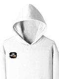 Pullover Hoodie | Unisex Regular Fit | Tri-Layer Cotton Blend | DTG Print Ready | Adults | Grunge | Positivity | Motivation | Birthday | Uplifting - right pocket - White - mockup 4