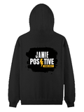 Pullover Hoodie | Unisex Regular Fit | Cotton Blend | Embroidery Ready | All Ages | Grunge | Positivity | Motivation | Birthday | Uplifting - back - Black - mockup 2
