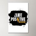Acrylic Poster | 3mm Glossy Finish | UV Printed | Self-Adhesive Wall Mount | Unisex | Grunge | Positivity | Motivation | Birthday | Uplifting - front_2 - 16x24Inch - White - mockup 2