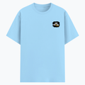 Cotton Stretch T-Shirt (Dtg) | T-Shirts | Him, Her, Unisex | Grunge | Positivity | Motivation | Birthday | Uplifting | Uplifting Positivity - left pocket - Baby Blue - mockup 3