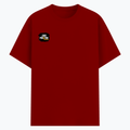 Cotton Stretch T-Shirt (Dtg) | T-Shirts | Him, Her, Unisex | Grunge | Positivity | Motivation | Birthday | Uplifting | Uplifting Positivity - right pocket - Red - mockup 4