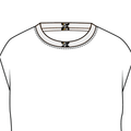 Male Bike Rider T-Shirt | Regular Fit Unisex | 170 GSM Poly Mesh All-Over Print | Lightweight, Fade-Proof, Breathable | Adult | Grunge | Positivity - neck - White - mockup 5