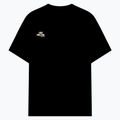 Cotton Stretch T-Shirt | Unisex Adult | 95% Cotton 5% Spandex Blend | 240 GSM, Breathable, Flexible | DTF Print Ready | Grunge | Positivity - right pocket - Black - mockup 4