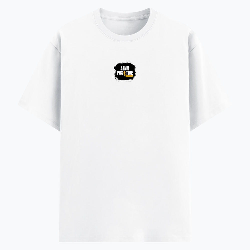 Basic T-Shirt | Unisex XS-2XL | Poly-Cotton Blend | Soft Finish & Durable | Everyday Wear | Grunge | Positivity | Motivation | Birthday | Uplifting - front - White - mockup 1