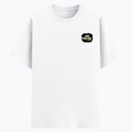 Basic T-Shirt | Unisex XS-2XL | Poly-Cotton Blend | Soft Finish & Durable | Everyday Wear | Grunge | Positivity | Motivation | Birthday | Uplifting - left pocket - White - mockup 3