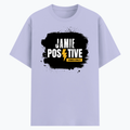 Cotton Stretch T-Shirt | Unisex Fit | 95% Cotton 5% Spandex | Breathable, Stretchable, 240 GSM | Adults | Grunge | Positivity | Motivation | Birthday - front - Lavender - mockup 1