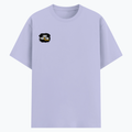 Cotton Stretch T-Shirt | Unisex Fit | 95% Cotton 5% Spandex | Breathable, Stretchable, 240 GSM | Adults | Grunge | Positivity | Motivation | Birthday - right pocket - Lavender - mockup 4