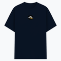Basic T-Shirt | Unisex Fit, XS-2XL | Poly-Cotton Blend | Soft, Durable Everyday Wear | Unisex | Grunge | Positivity | Motivation | Birthday - front - Navy melange - mockup 1