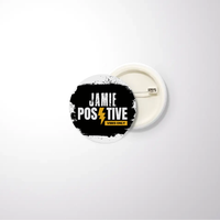 Pin Button Badge | Unisex | Original EPSON Inks | Glossy Finish, Rust-Free, Pin Attached | Everyday Wear | Grunge | Positivity | Motivation | Birthday