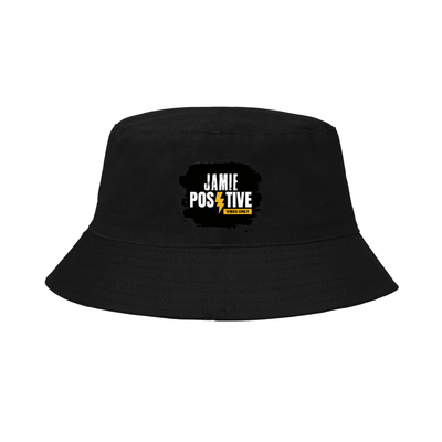 Classic Bucket Hat | Unisex Heavy Cotton | DTG Printed | Sun Protection & Comfort | Men & Women | Grunge | Positivity | Motivation | Birthday - front - Black - mockup 1