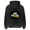 Acid Wash Hoodie | Unisex Regular Fit | 100% Super-Combed Cotton | Pre-Shrunk, Derby Ribbed | Adults | Grunge | Positivity | Motivation | Birthday - back - mockup 2