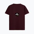 Supima T-Shirt | Unisex Regular Fit | 100% Supima Cotton | Embroidery | Pre-Shrunk, Soft Feel | Adults | Grunge | Positivity | Motivation | Birthday - back - Maroon - mockup 2