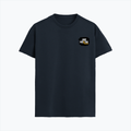 Supima T-Shirt | Unisex Regular Fit | 100% Supima Cotton | Embroidery | Pre-Shrunk, Soft Feel | Adults | Grunge | Positivity | Motivation | Birthday - left pocket - Navy Blue - mockup 3