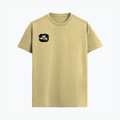 Supima T-Shirt | Unisex Regular Fit | 100% Supima Cotton | Embroidery | Pre-Shrunk, Soft Feel | Adults | Grunge | Positivity | Motivation | Birthday - right pocket - Beige - mockup 4