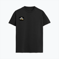 Supima T-Shirt | Unisex Regular Fit | 100% Supima Cotton | Embroidery | Pre-Shrunk, Soft Feel | Adults | Grunge | Positivity | Motivation | Birthday - right pocket - Black - mockup 4