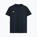 Supima T-Shirt | Unisex Regular Fit | 100% Supima Cotton | Embroidery | Pre-Shrunk, Soft Feel | Adults | Grunge | Positivity | Motivation | Birthday - right pocket - Navy Blue - mockup 4