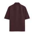 Oversized Shirt | Unisex Adult | 100% Premium Cotton 240 GSM | Half Sleeves, Straight Hem | Grunge | Positivity | Motivation | Birthday | Uplifting - back - Maroon - mockup 1