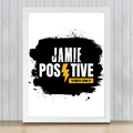 Framed Poster | Multiple Sizes | 300 GSM Art Paper | Laminated, Fade-Proof, 1-inch Frame | Unisex Home Decor | Grunge | Positivity | Motivation - front_18x24In - 18x24In - mockup 11
