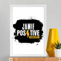 Framed Poster | Multiple Sizes | 300 GSM Art Paper | Laminated, Fade-Proof, 1-inch Frame | Unisex Home Decor | Grunge | Positivity | Motivation - front_A3 Frame Poster - A3 Frame Poster - mockup 12