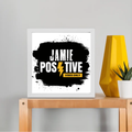 Framed Poster | Multiple Sizes | 300 GSM Art Paper | Laminated, Fade-Proof, 1-inch Frame | Unisex Home Decor | Grunge | Positivity | Motivation - front_10x10In - 10x10In - mockup 3