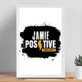 Framed Poster | Multiple Sizes | 300 GSM Art Paper | Laminated, Fade-Proof, 1-inch Frame | Unisex Home Decor | Grunge | Positivity | Motivation - front_12x18In - 12x18In - mockup 7