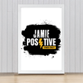 Framed Poster | Multiple Sizes | 300 GSM Art Paper | Laminated, Fade-Proof, 1-inch Frame | Unisex Home Decor | Grunge | Positivity | Motivation - front_16x24In - 16x24In - mockup 10