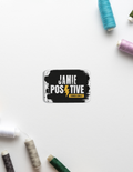 Embroidery Patches | Versatile Iron-On | Premium Madeira Threads | Durable & Expressive | Unisex | Grunge | Positivity | Motivation | Birthday - front_Rectangle - Rectangle - White - mockup 3