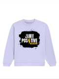 Oversized Sweatshirt | Roomy Relaxed Fit | 400 GSM Cotton Blend | Pre-Shrunk Drop Shoulder | Unisex Adult | Grunge | Positivity | Motivation - front - Lavender - mockup 1