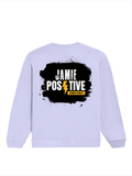 Oversized Sweatshirt | Roomy Relaxed Fit | 400 GSM Cotton Blend | Pre-Shrunk Drop Shoulder | Unisex Adult | Grunge | Positivity | Motivation - back - Lavender - mockup 2