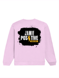 Oversized Sweatshirt | Roomy Relaxed Fit | 400 GSM Cotton Blend | Pre-Shrunk Drop Shoulder | Unisex Adult | Grunge | Positivity | Motivation - back - Light Baby Pink - mockup 2