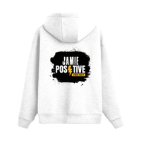 Zip Hoodie | Unisex Adult | 90% Cotton 10% Polyester DTF | Full Zipper & Pouch Pocket | Grunge | Positivity | Motivation | Birthday | Uplifting
