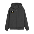 Zip Hoodie | Unisex Adult | 90% Cotton 10% Polyester DTF | Full Zipper & Pouch Pocket | Grunge | Positivity | Motivation | Birthday | Uplifting - right pocket - Black - mockup 3