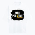 Terry Oversized Tee | Oversized Fit | 260 GSM Terry Cotton Blend | DTF Print Ready | Breathable, Durable, Soft | Unisex Adult | Grunge | Positivity - front - White - mockup 1
