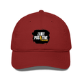 Classic Baseball Cap | Universal Fit | 280 GSM Drill Cotton | DTG Print | Sun Protection | Unisex Adults | Grunge | Positivity | Motivation | Birthday - front - Red - mockup 1