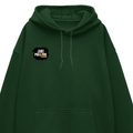 Oversized Hoodie | Relaxed Fit, Drop-Shoulder | 400 GSM Fabric | Warm, Durable | Unisex | Grunge | Positivity | Motivation | Birthday | Uplifting - right pocket - Bottle Green - mockup 4