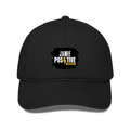 Classic Baseball Cap | Universal Fit | Drill Cotton | Sun Protection, Breathable | Unisex | Grunge | Positivity | Motivation | Birthday | Uplifting - front - Black - mockup 1
