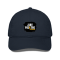Classic Baseball Cap | Universal Fit | Drill Cotton | Sun Protection, Breathable | Unisex | Grunge | Positivity | Motivation | Birthday | Uplifting - front - Navy Blue - mockup 1