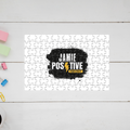 Jigsaw Puzzle | 120 Pieces A4 Size | Recycled Paper Semi-Gloss Finish | Engaging Entertainment Brain Booster | Unisex All Ages | Grunge | Positivity - front - mockup 1